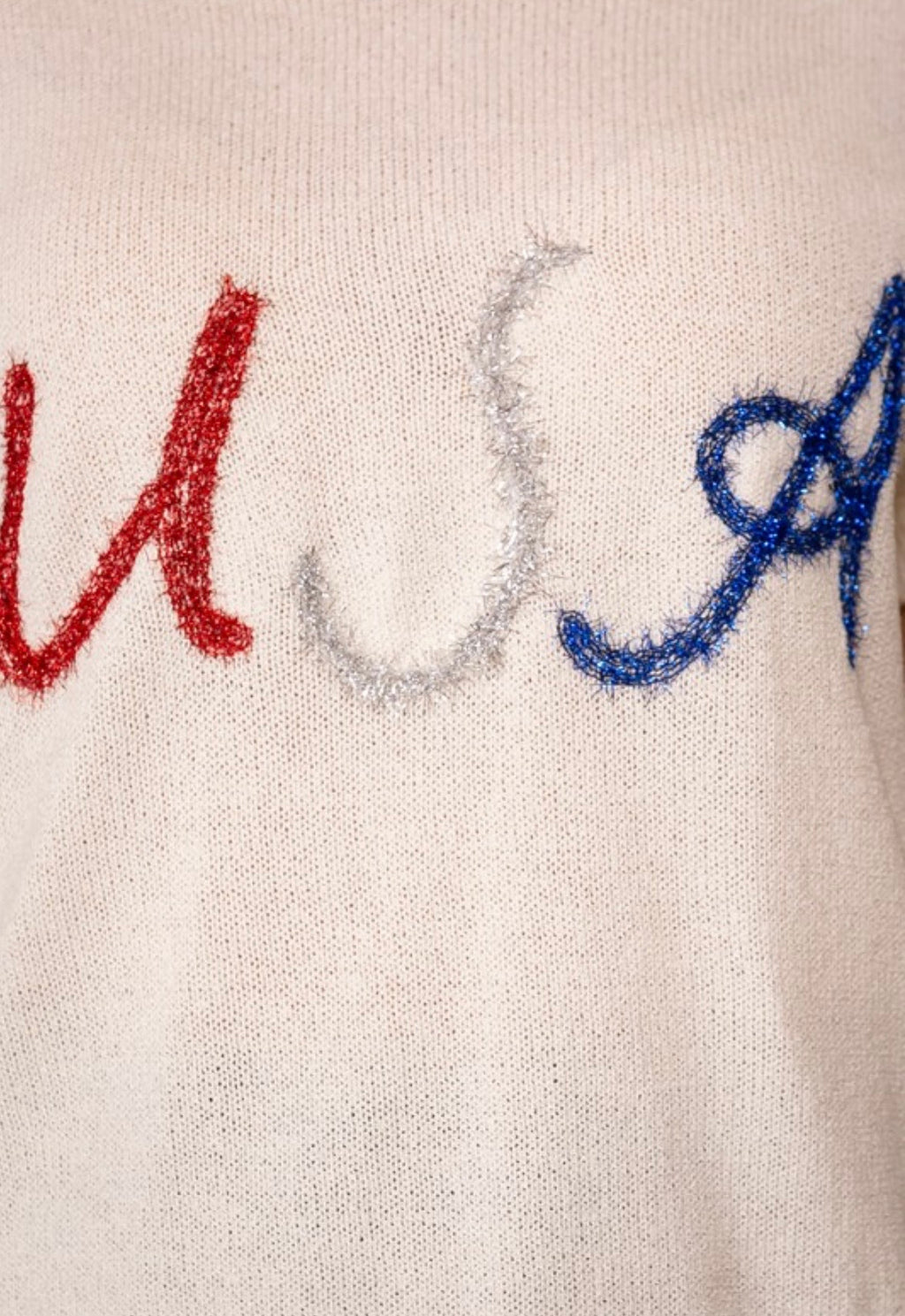 USA Tinsel Sweater