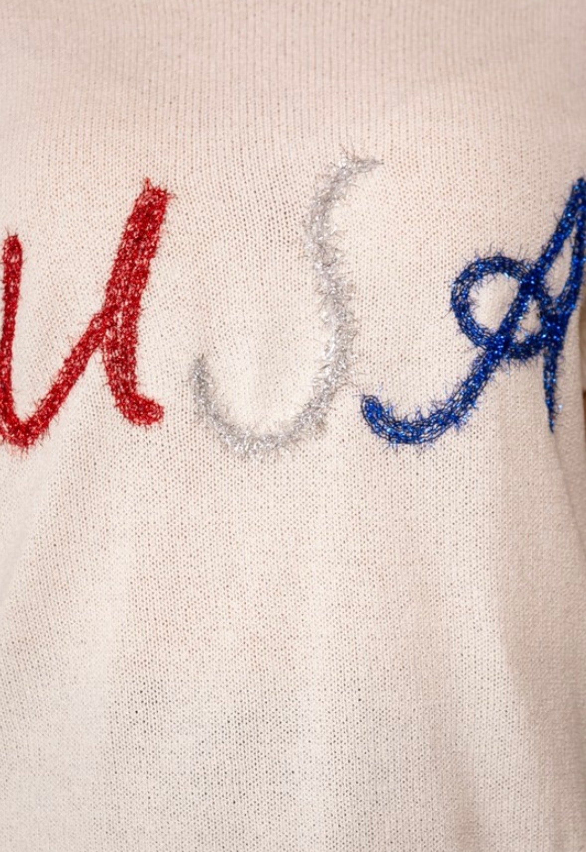USA Tinsel Sweater