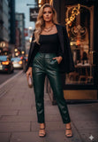 Forest Vegan Leather Pants