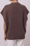 Brown Oversized Cardigan