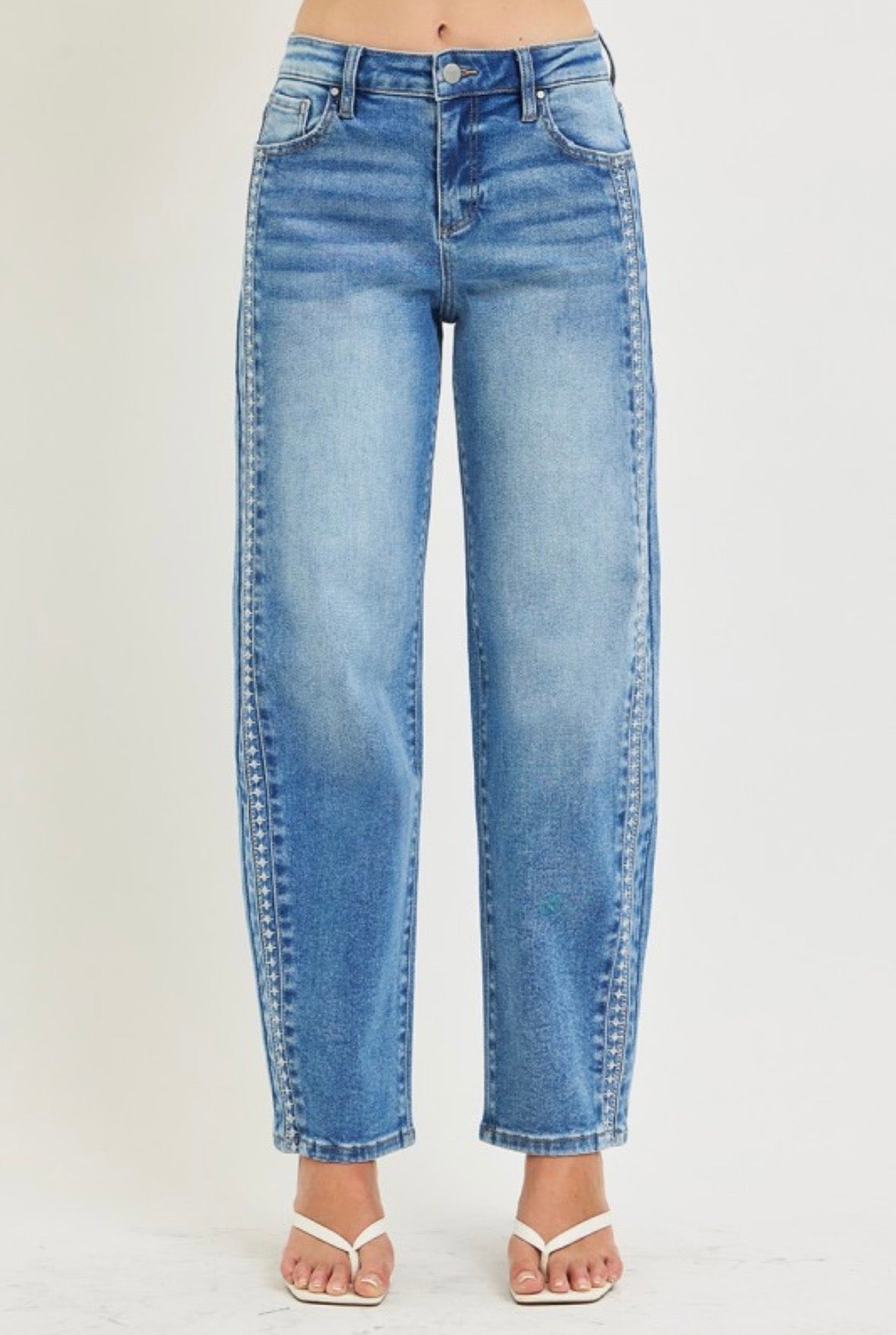 Collette Barrel Jeans