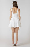 Off White Flounce Dress