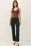 Chocolate V-Neck Cami