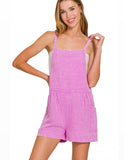 Pink Gauze Romper