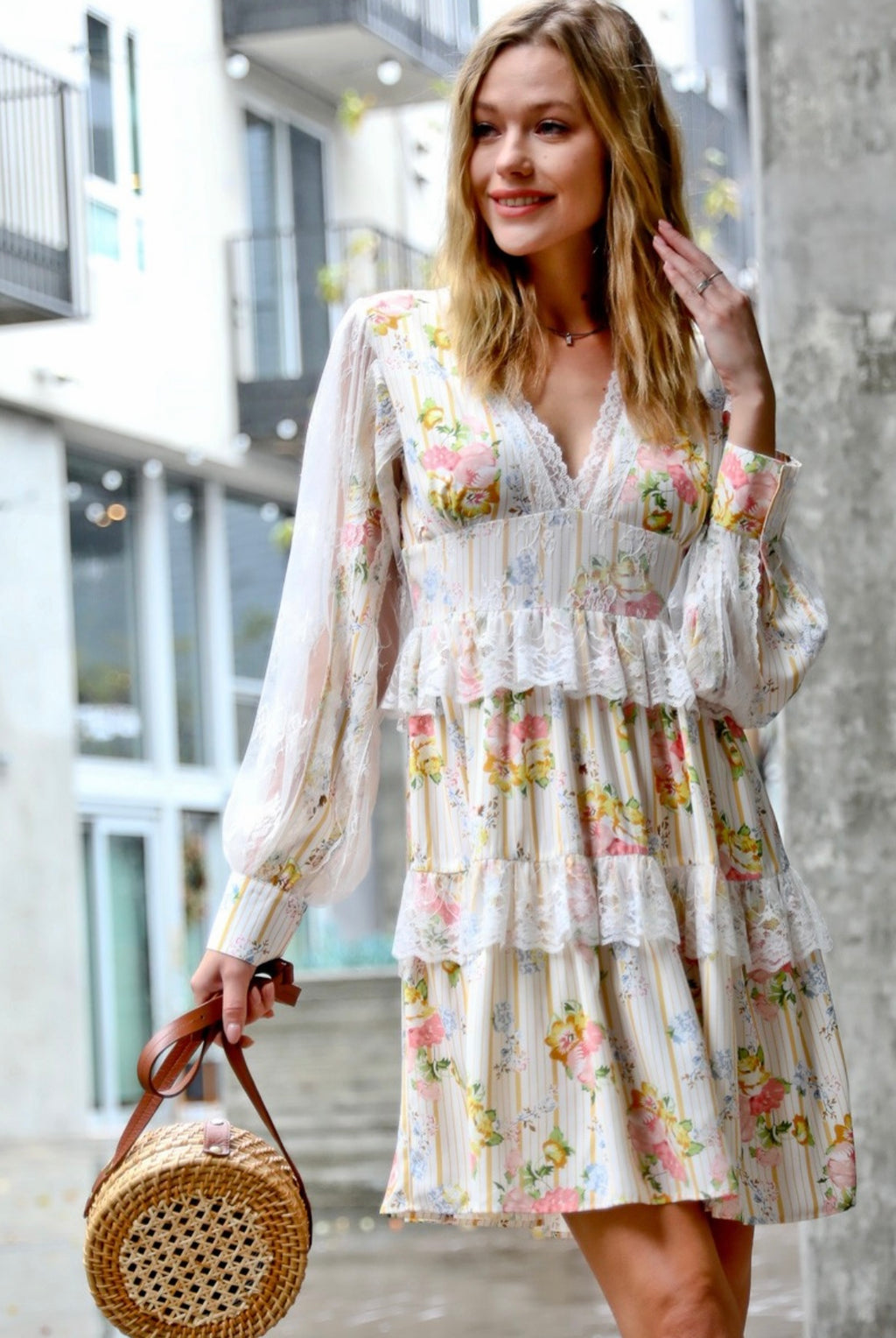 Floral Lace Dress