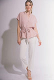 Mauve Tie Top