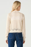 Ivory Crochet Sweater