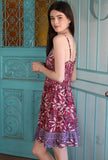 Purple Mix Peekaboo Dress