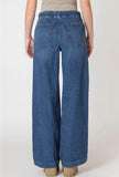 Drawstring Wide Leg Jeans