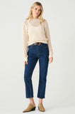 Ivory Crochet Sweater