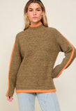 Olive Marled Sweater