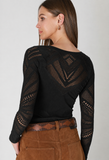 Black Cut Out Top