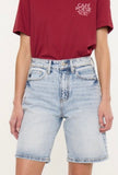 High Rise Light Bermuda Shorts