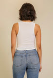White Asymmetric Tank