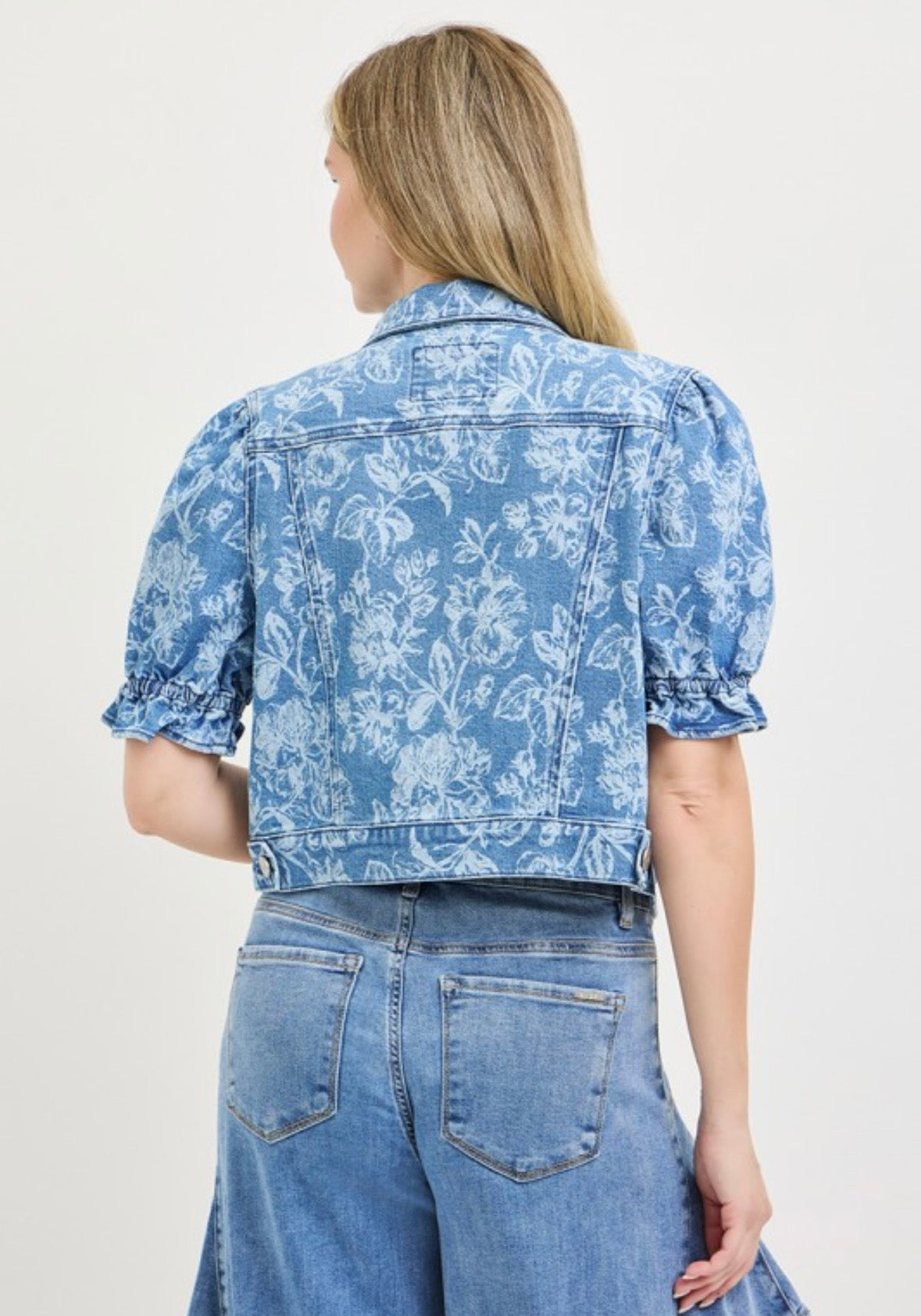 Floral Denim Jacket