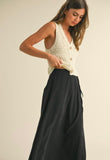 Cream Button Sweater Vest
