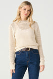 Ivory Crochet Sweater