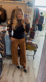 Camel Barrel Pants