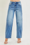 Collette Embroidered Barrel Jeans