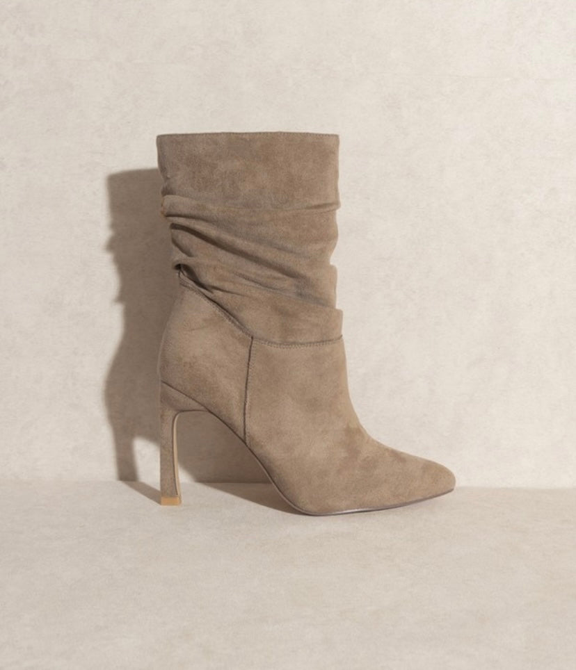 Grey Kali Slouch Bootie