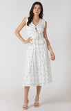 Dainty Roses Midi Skirt