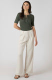 Matte Pearl Scuba Trouser Pants