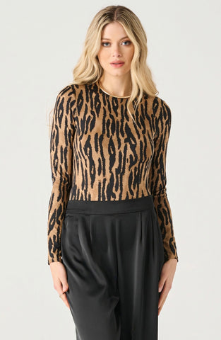 Animal Print Longsleeve Bodysuit
