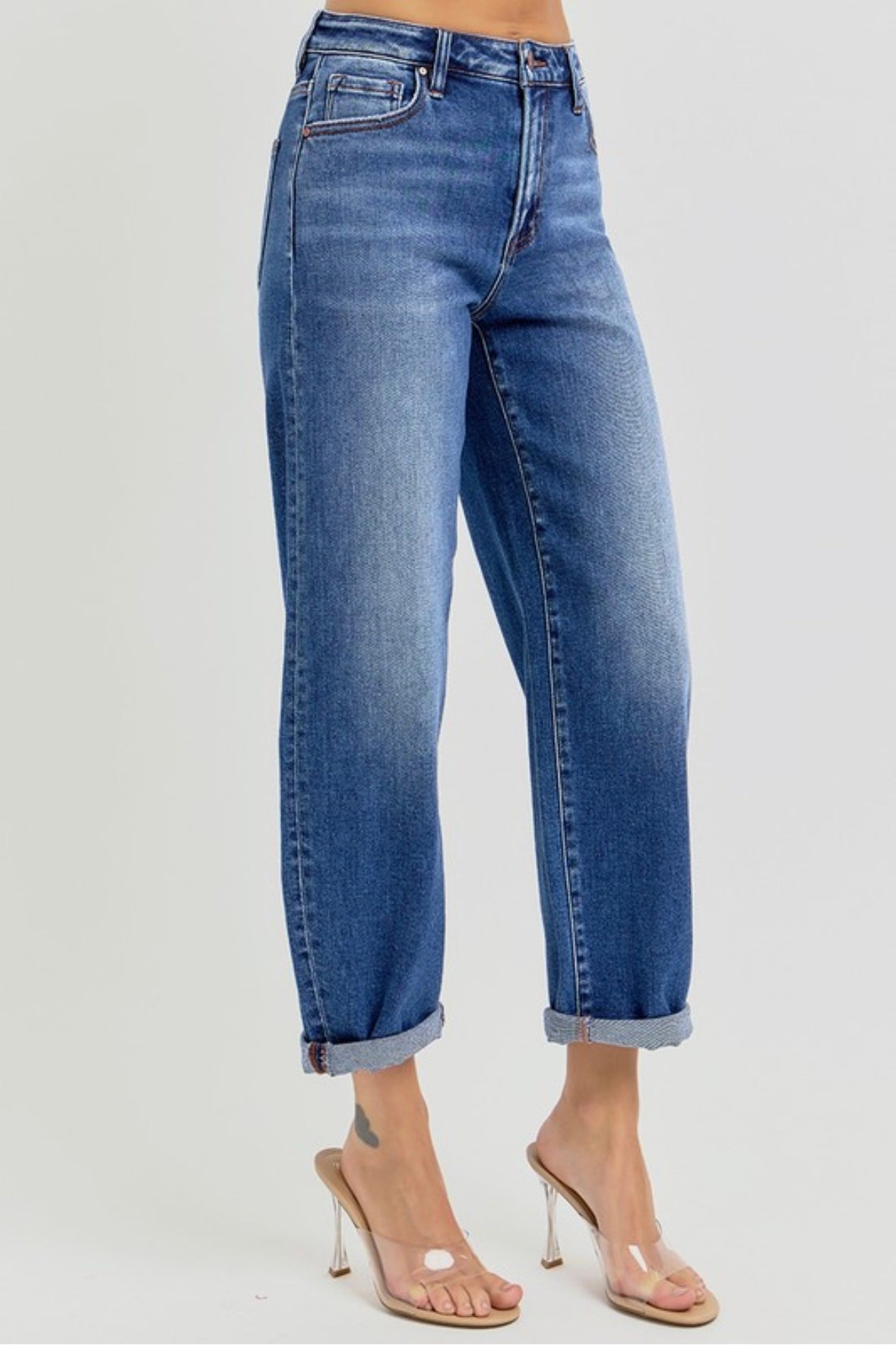 Stella High Rise Barrel Jeans
