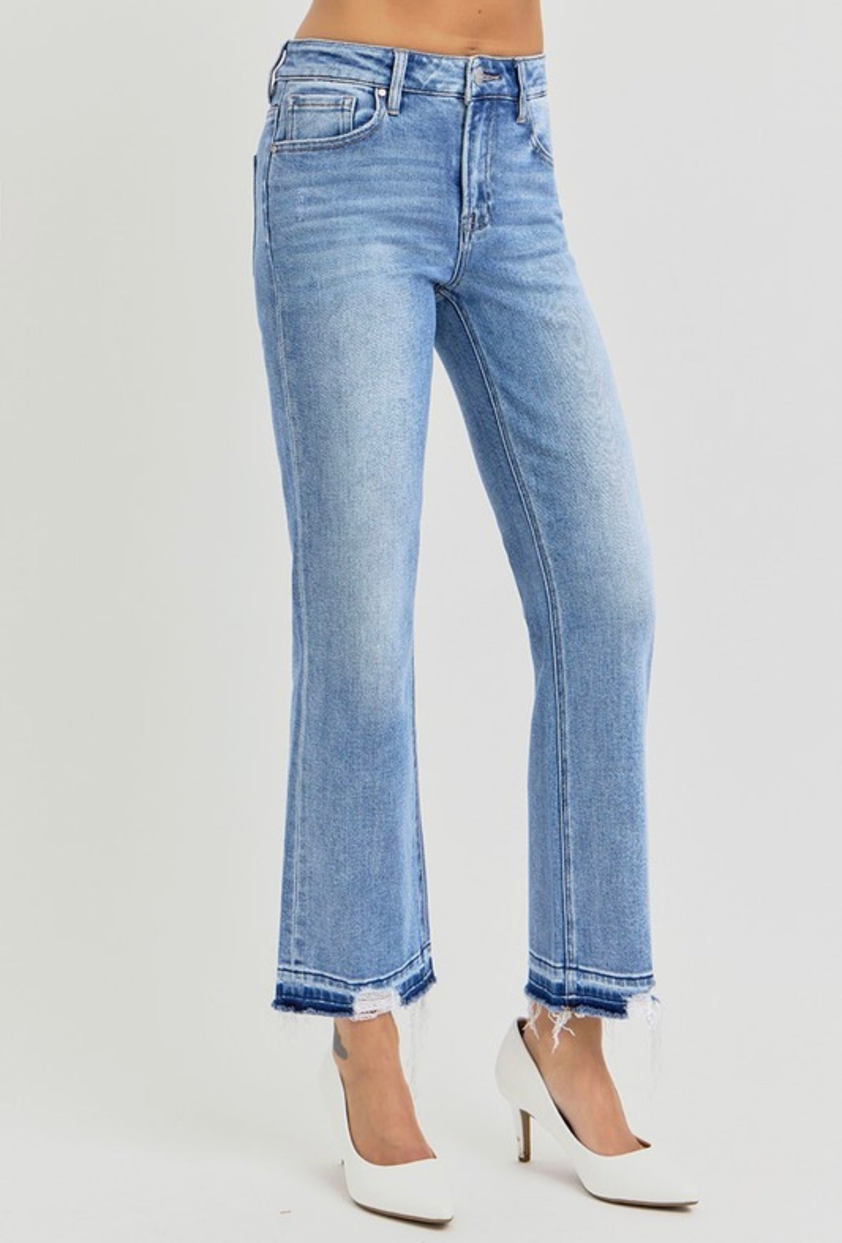 Emma Cropped Shadow Hem Jeans