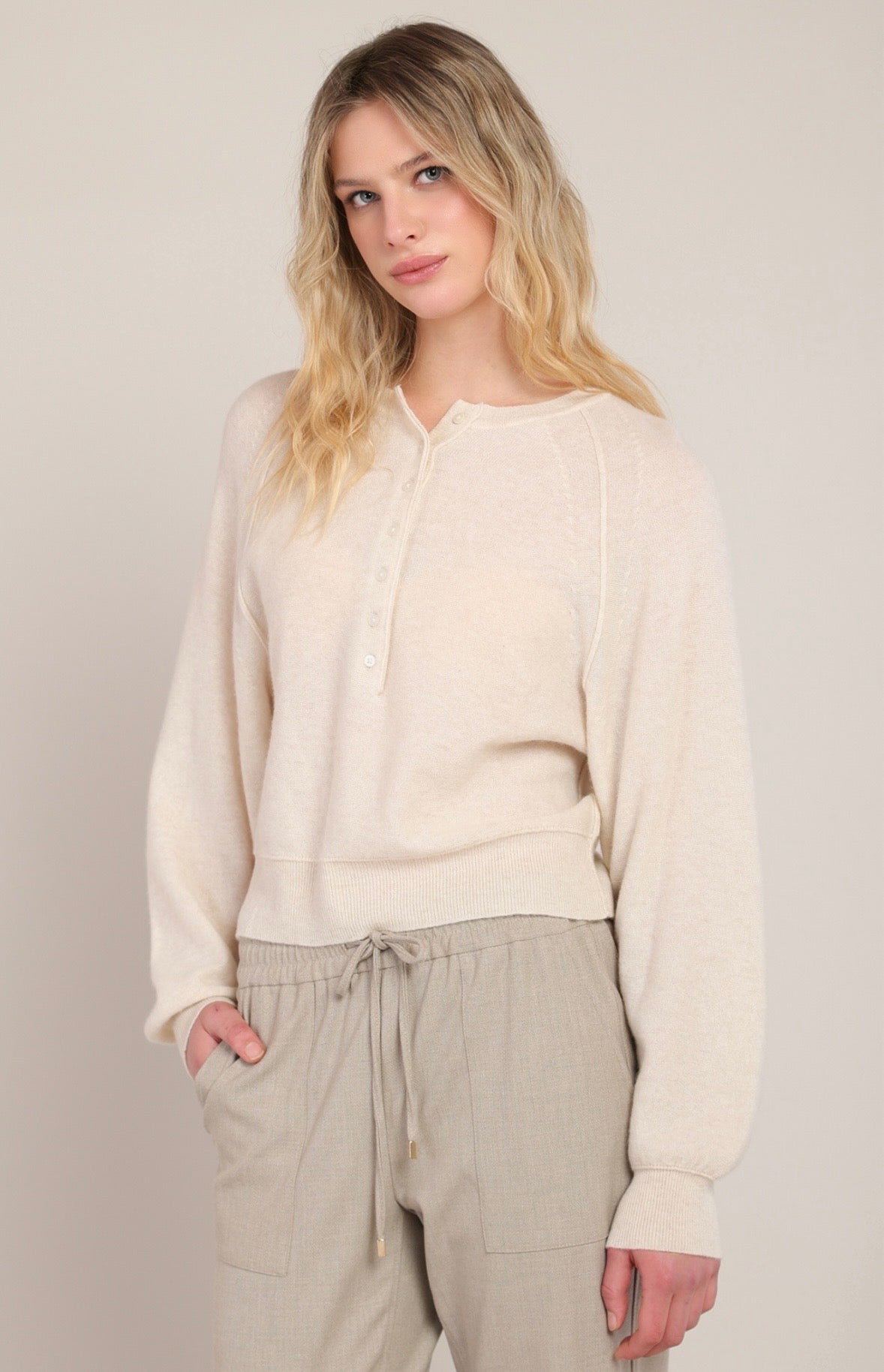 Pearl Henley Sweater