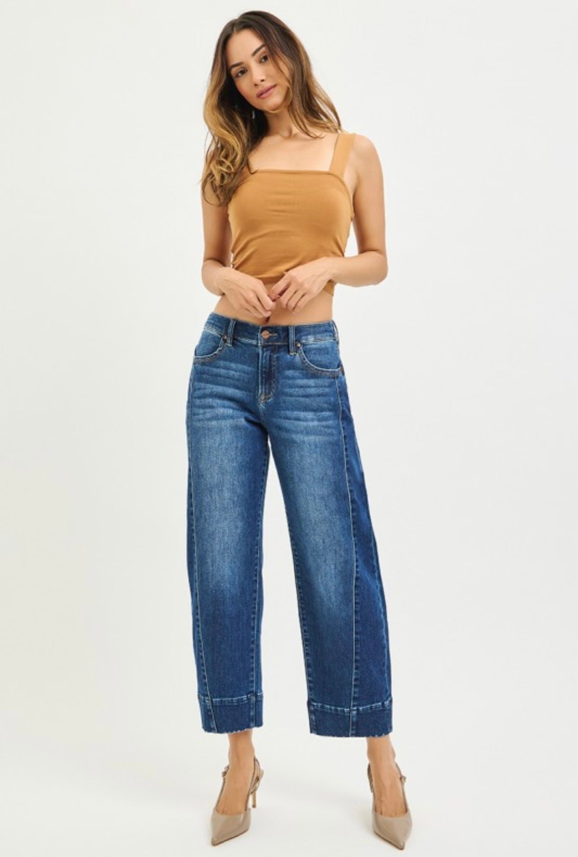Celeste Barrel Jeans