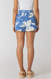Blue Floral Shorts