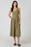 Dusty Sage Belted Dress