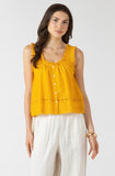 Sunflower Eyelet Tank
