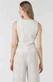 Linen Button Down Vest