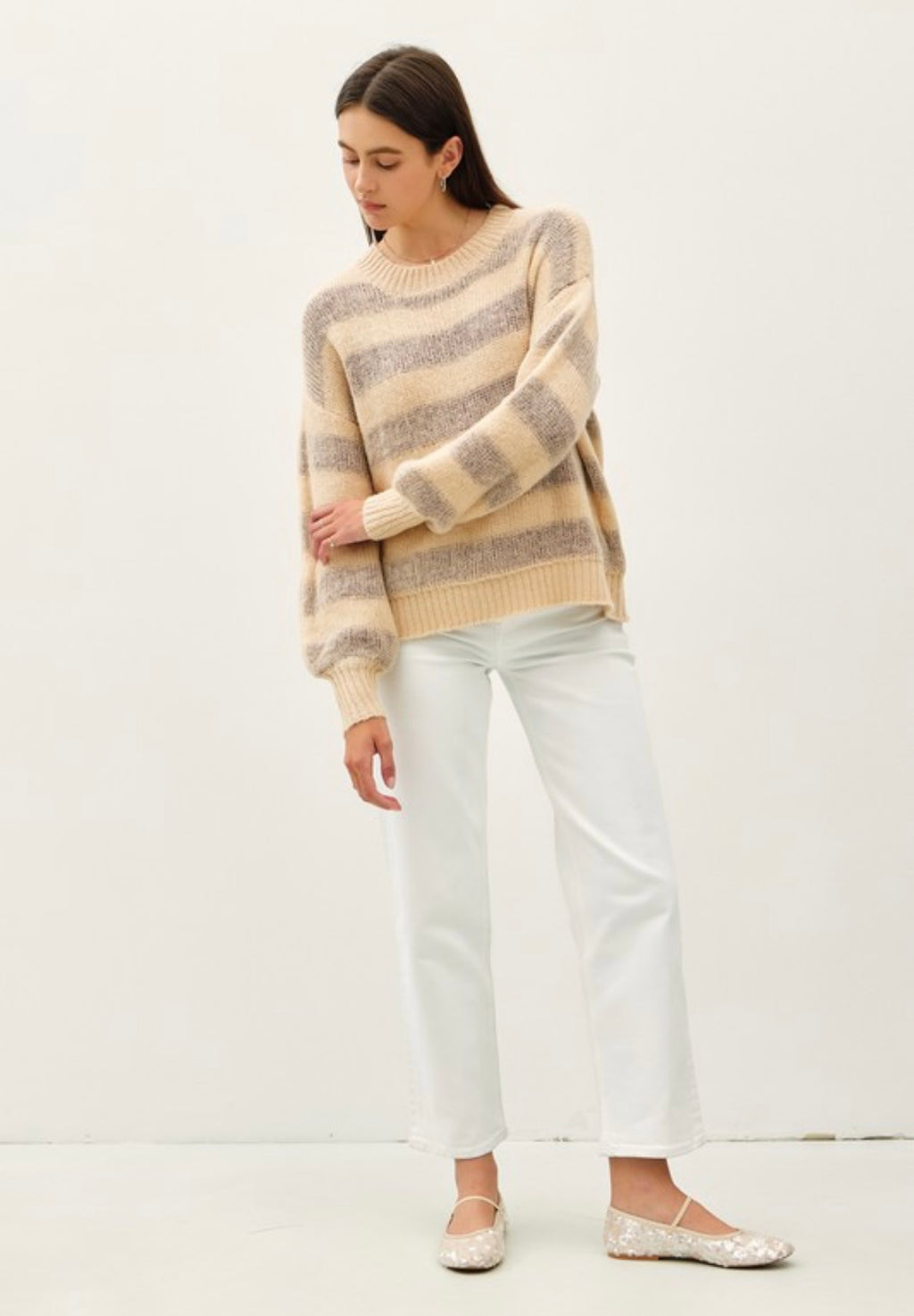 Poppy Stripe Sweater