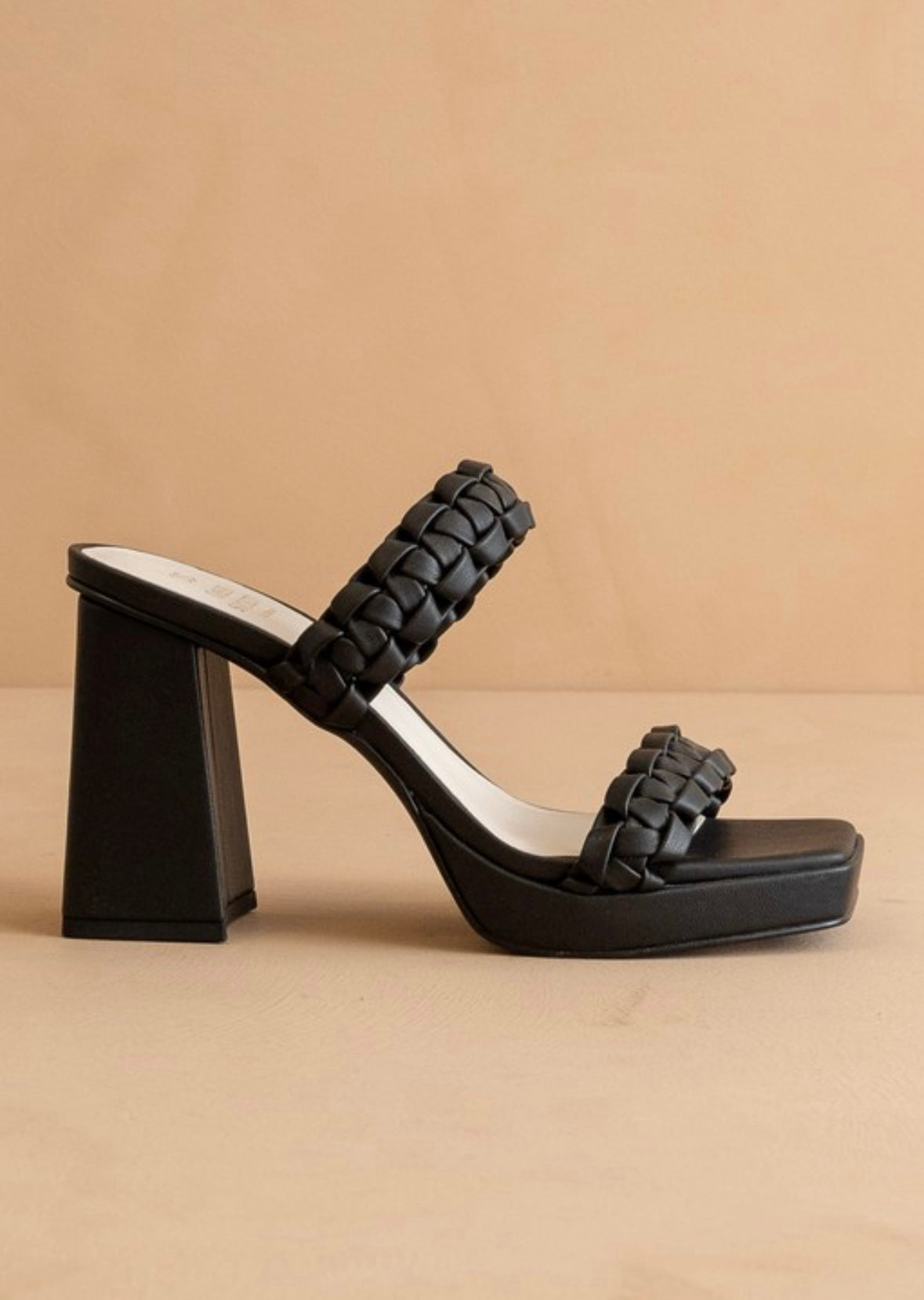 Black Zenda Platform Sandals