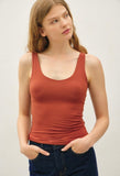 Rust Round Neck Cami