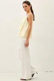 Lemon Ruffle Tank