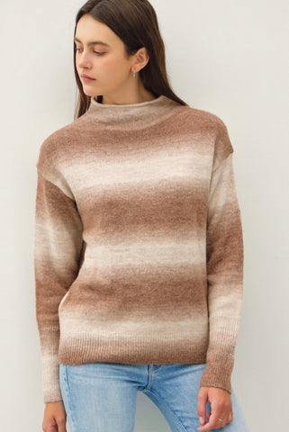 Mocha Ombre Sweater
