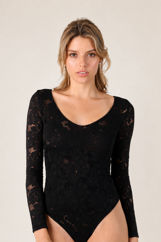 Black Lace Bodysuit