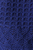 Cobalt Crochet Vest