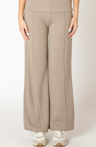 Almond Seam Wide Leg Pants