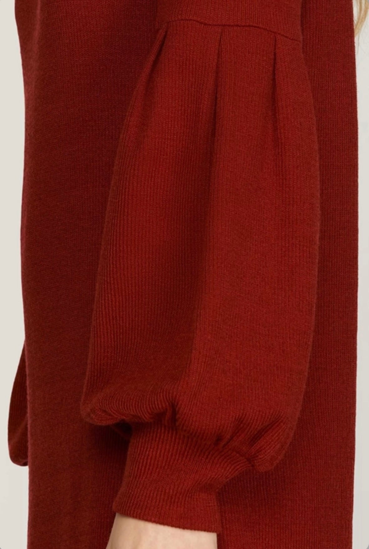Ruby Balloon Sweater Dress