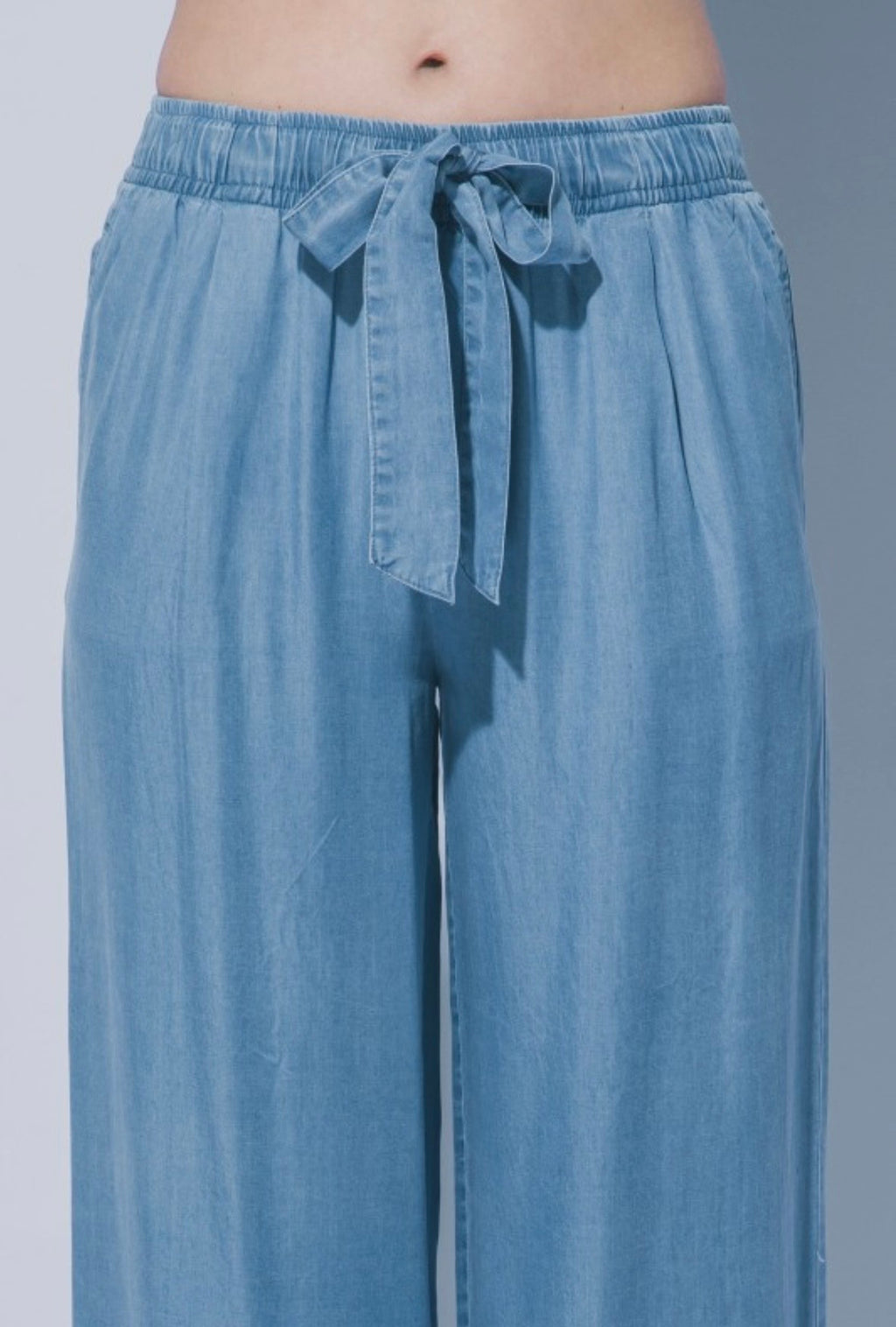 Belted Wide Leg Pants