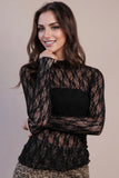 Black Lace Top