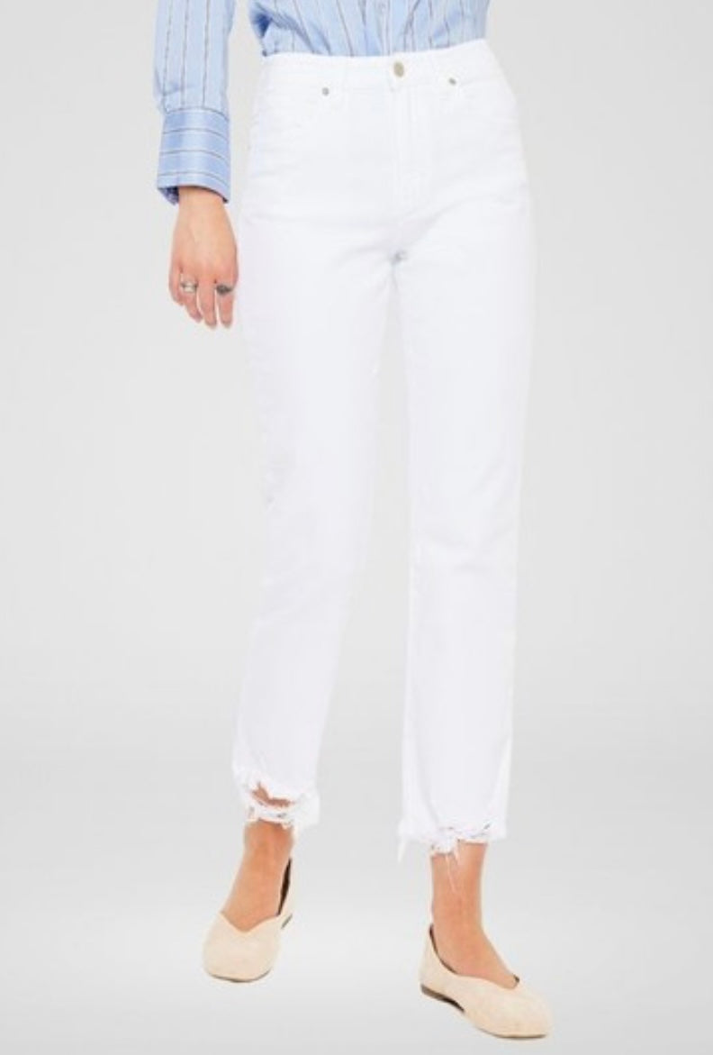 White Mandi Straight Leg Jeans