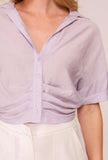 Lavender Pintuck Top