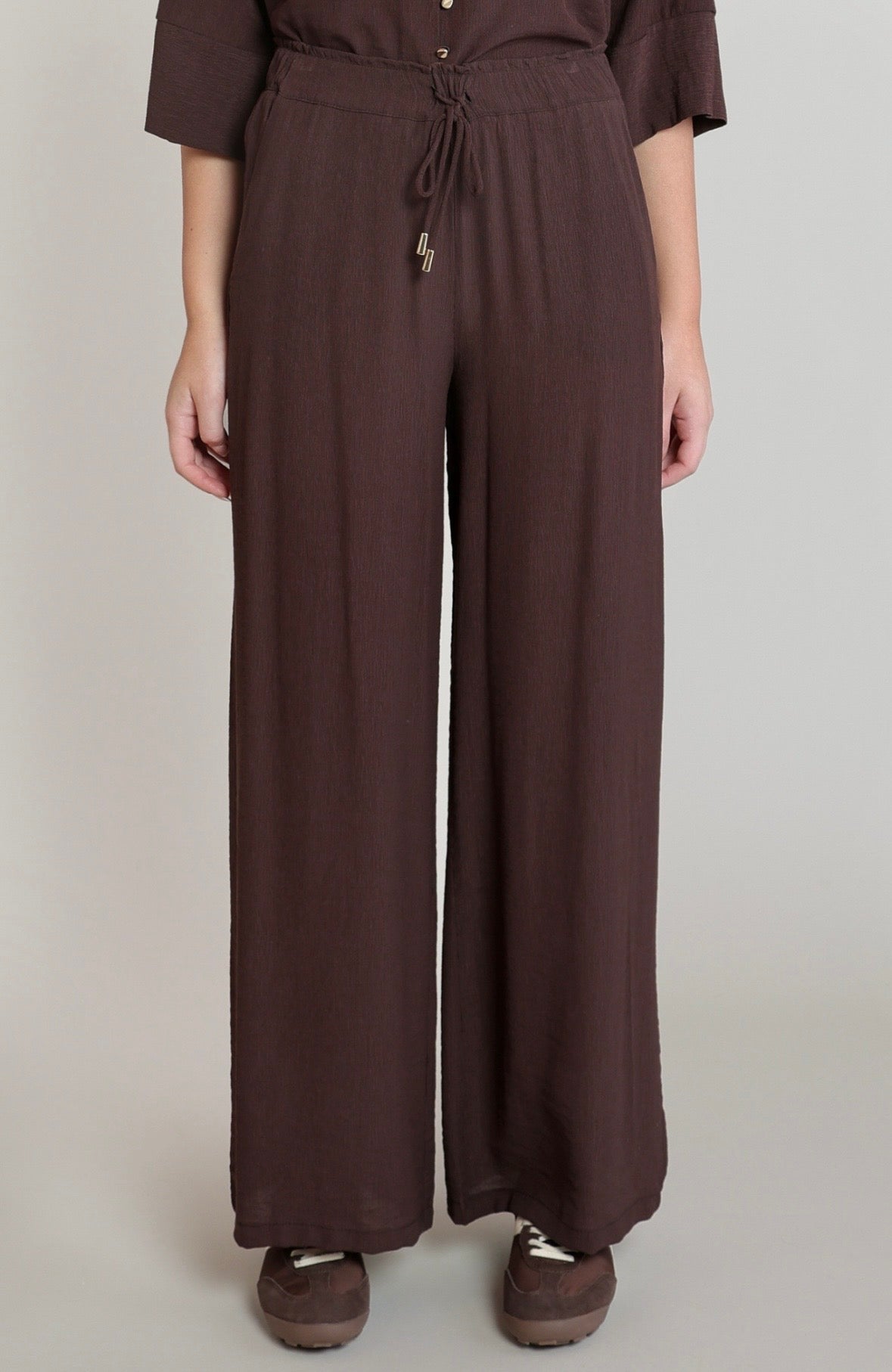 Dark Chocolate Wide Leg Pants