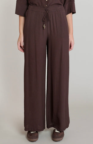 Dark Chocolate Wide Leg Pants